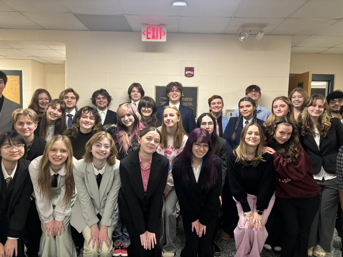 Speech and debate team at Trinity