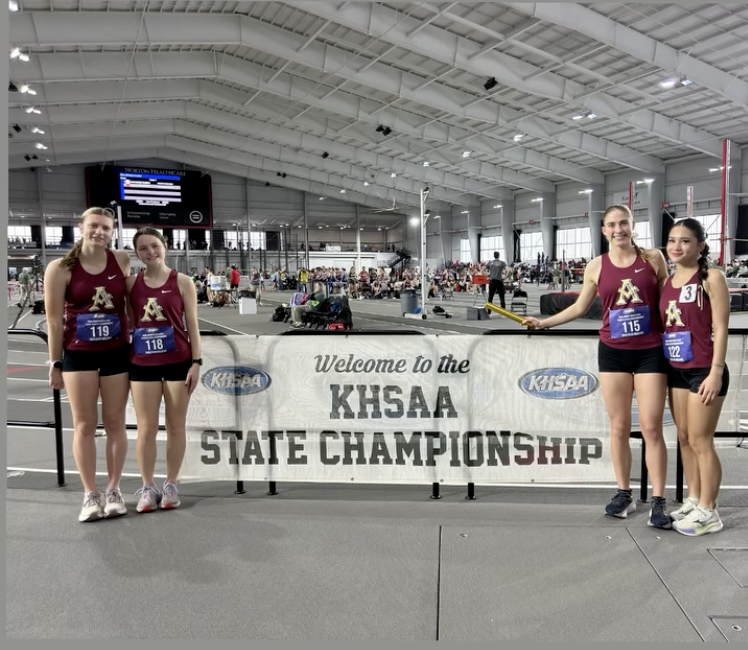 Elise France, Wesley Drake, Lillian Borkowski, Ava Llaguno (left to right).