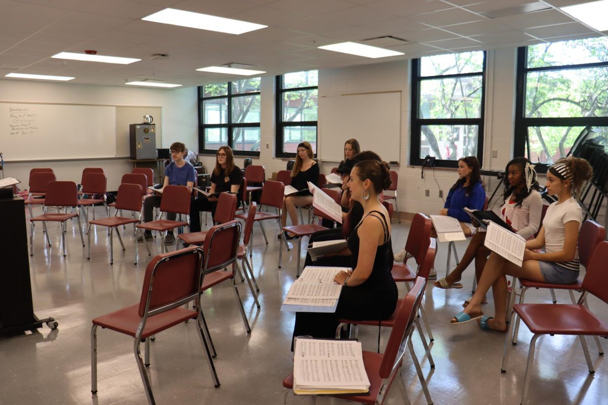 The Atherton Choir Practicing in the Temporary Room (116)