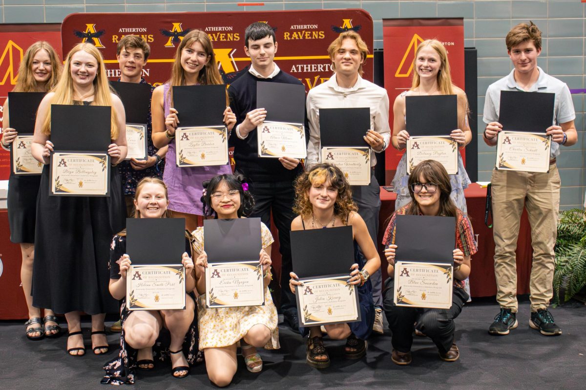 Front Row: Helena Smith-Pohl, Erika, Ngyuen, Julia Keeney, Blue Snowden



Back Row: Siobhan Bell, Brynn Billingsley, Forrest McLaren, Zaylie Barber, Almir Memic, Braxton Weatherly, Delaney Payton, Charlie Schadt