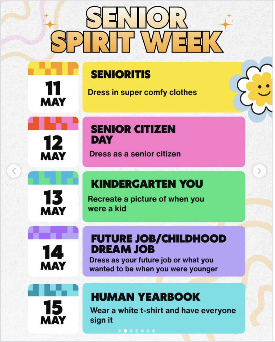 Senior Spirit Week themes
