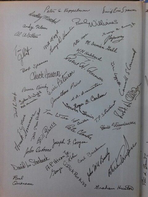 Procedure of Yearbook Autographs
